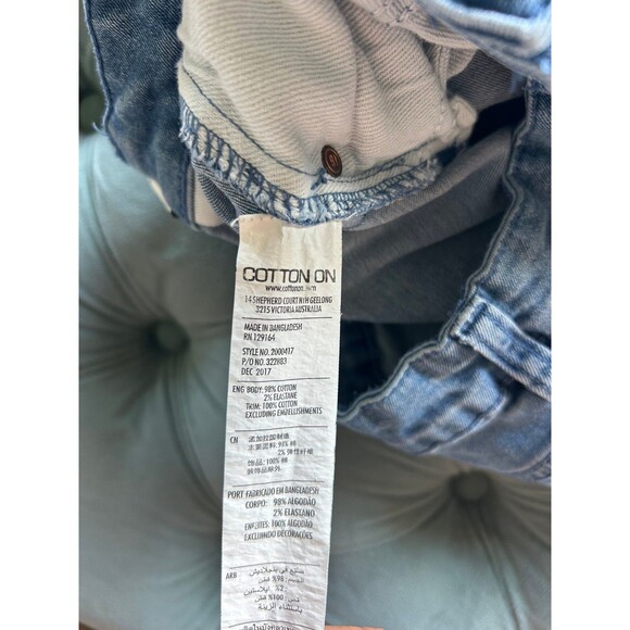 Cotton On 91 High Classic blue jean shorts - Picture 6 of 8